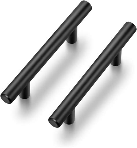 black stainless steel kitchen cabinet pulls|black cabinet handles 10 inch.